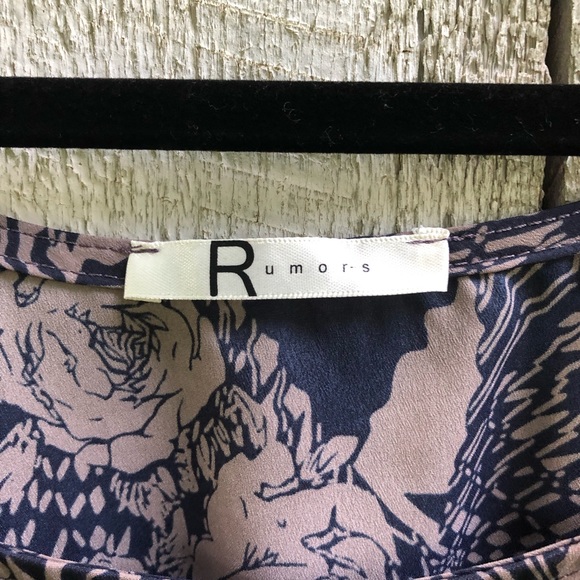 Rumors | flowered tank top with elastic waist - Picture 3 of 5